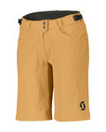 SCOTT pantalones cortos sin tirantes - TRAIL FLOW W/PAD W - beige