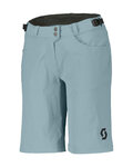 SCOTT pantalones cortos sin tirantes - TRAIL FLOW W/PAD W - azul