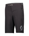 SCOTT pantalones cortos sin tirantes - TRAIL 10 LS/FIT W/PAD JR - negro