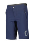 SCOTT pantalones cortos sin tirantes - TRAIL 10 LS/FIT W/PAD JR - azul