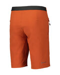 SCOTT pantalones cortos sin tirantes - TRAIL 10 LS/FIT W/PAD JR - naranja