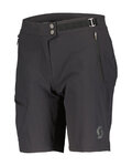 SCOTT pantalones cortos sin tirantes - EXPLORAIR LIGHT - negro