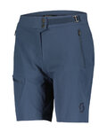 SCOTT pantalones cortos sin tirantes - EXPLORAIR LIGHT W - azul claro