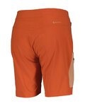 SCOTT pantalones cortos sin tirantes - EXPLORAIR LIGHT W - naranja/beige
