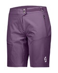 SCOTT pantalones cortos sin tirantes - EXPLORAIR LIGHT W - púrpura