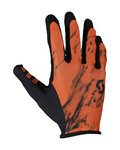 SCOTT guantes de dedos largos - TRACTION - naranja/negro
