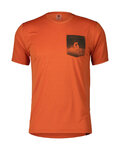 SCOTT jersey de manga corta - GRAVEL 20 - naranja