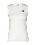 SCOTT camiseta sin mangas - UNDERWEAR CARBON W - blanco