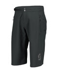 SCOTT pantalones cortos sin tirantes - TRAIL STORM WP - negro