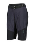 SCOTT pantalones cortos sin tirantes - TRAIL STORM INSULOFT AL W - negro