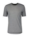 SCOTT Camiseta de manga corta - COMMUTER MERINO - gris