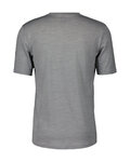 SCOTT Camiseta de manga corta - COMMUTER MERINO - gris