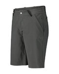 SCOTT pantalones cortos sin tirantes - COMMUTER - gris