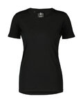 SCOTT Camiseta de manga corta - TEE COMMUTER MERINO W - negro
