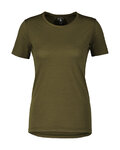 SCOTT Camiseta de manga corta - TEE COMMUTER MERINO W - verde