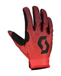 SCOTT guantes de dedos largos - 350 DIRT EVO JUNIOR - rojo/negro