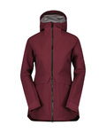 SCOTT chaqueta impermeable - TECH COAT 3L W - rojo
