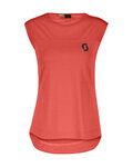 SCOTT Camiseta de manga corta - TRAIL FLOW W - rojo
