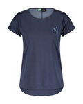 SCOTT Camiseta de manga corta - TRAIL FLOW DRI SS W - azul