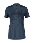 SCOTT jersey de manga corta - TRAIL FLOW ZIP SS W - azul