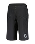 SCOTT pantalones cortos sin tirantes - TRAIL VERTIC PRO W/PAD W - negro
