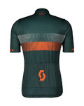 SCOTT jersey de manga corta - TEAM 10 - verde/naranja