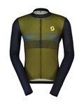SCOTT maillot de verano de manga larga - TEAM 10 - verde/azul