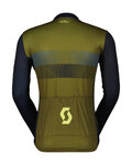 SCOTT maillot de verano de manga larga - TEAM 10 - verde/azul