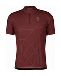 SCOTT jersey de manga corta - TEAM 20 - granate