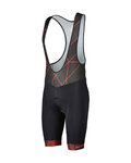 SCOTT pantalones cortos de tirantes - TEAM - negro/rojo