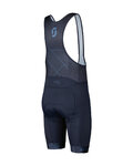 SCOTT pantalones cortos de tirantes - TEAM - azul