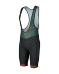 SCOTT pantalones cortos de tirantes - TEAM - verde/negro