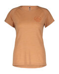SCOTT Camiseta de manga corta - DEFINED MERINO TECH SS W - naranja