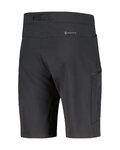 SCOTT pantalones cortos sin tirantes - EXPLORAIR TECH - negro