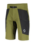 SCOTT pantalones cortos sin tirantes - EXPLORAIR TECH - verde/negro