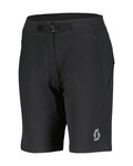 SCOTT pantalones cortos sin tirantes - EXPLORAIR TECH - negro