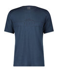 SCOTT Camiseta de manga corta - DEFINED MERINO SS - azul