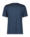 SCOTT Camiseta de manga corta - DEFINED MERINO SS - azul