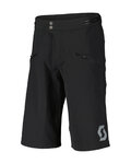 SCOTT pantalones cortos sin tirantes - TRAIL VERTIC PRO W/PAD - negro