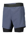 SCOTT pantalones cortos sin tirantes - HYBRID ENDURANCE TECH - azul/negro