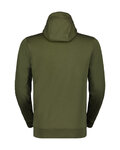 SCOTT sudadera - TECH ZIP - verde