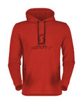 SCOTT sudadera - TECH - rojo
