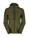 SCOTT sudadera - TECH ZIP W - verde
