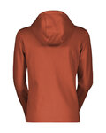 SCOTT sudadera - TECH ZIP W - rojo