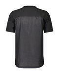 SCOTT jersey de manga corta - TRAIL VERTIC ZIP SS - negro