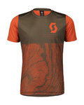 SCOTT jersey de manga corta - TRAIL VERTIC 10 SS JR - naranja/marrón