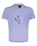 SCOTT Camiseta de manga corta - TRAIL FLOW 20 DRI SS JR - púrpura