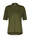 SCOTT jersey de manga corta - GRAVEL MERINO - verde