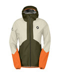 SCOTT chaqueta impermeable - EXPLORAIR LIGHT DRYO 2.5L - verde/blanco