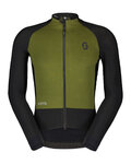 SCOTT chaqueta cortaviento - RC PRO WARM HYBRID GTX WS - verde/negro
